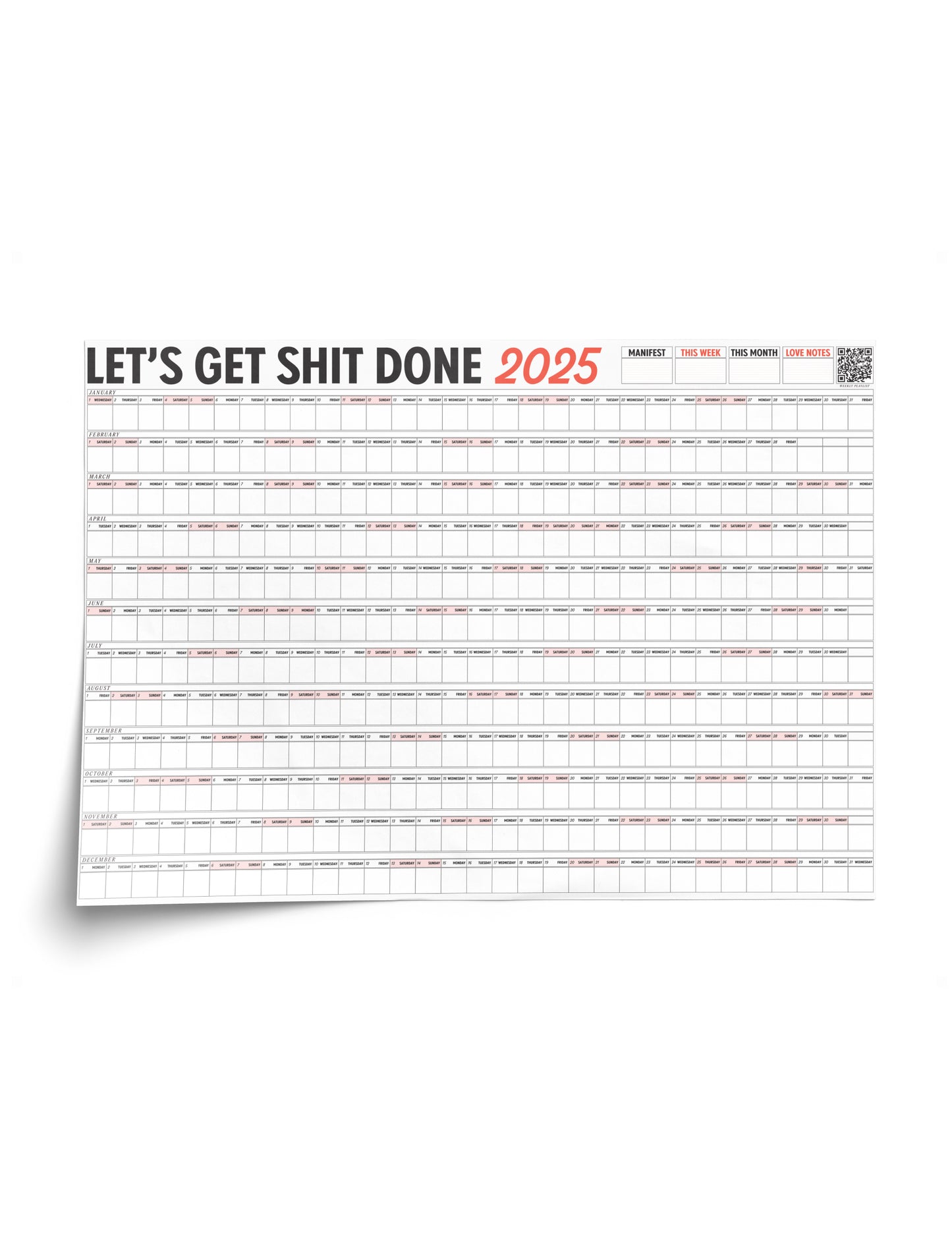 Let's Get Sh*t Done XL Planner